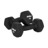 Čuguna neoprēna hanteles HEX, REBEL ACTIVE, 2x5 kg