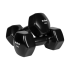 Čuguna vinila hanteles HEX REBEL ACTIVE 2x10kg