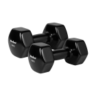 Čuguna vinila hanteles HEX REBEL ACTIVE 2x10kg