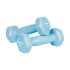 Čuguna vinila hanteles HEX REBEL ACTIVE 2 x 1 kg