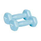 Čuguna vinila hanteles HEX REBEL ACTIVE 2 x 1 kg