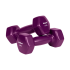 Vinila čuguna hanteles HEX, REBEL ACTIVE, 2 x 2,5 kg