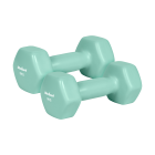 Čuguna vinila hanteles HEX, REBEL ACTIVE, 2 x 3 kg