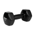 Vinila čuguna hanteles HEX REBEL ACTIVE 2 x 5 kg