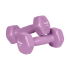 Vinila čuguna HEX hanteles ar statīvu, komplekts REBEL ACTIVE, 7 kg (2x0.5kg+2x1kg+2x2kg)