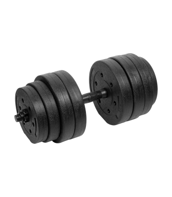 Regulējamas bitumena hanteles REBEL ACTIVE 1x20kg