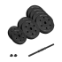 Regulējamas bitumena hanteles REBEL ACTIVE 1x20kg