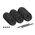 Regulējamas bitumena hanteles Rebel Active, RBA-2328-10, 2 x 10 kg