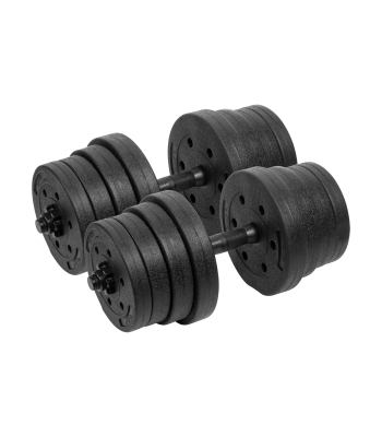 Regulējamas bitumena hanteles Rebel Active, 2 x 15 kg, RBA-2328-15