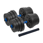 Regulējamas bitumena hanteles ar savienotāju REBEL ACTIVE 2x15kg
