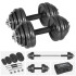 Regulējamas čuguna hanteles koferī ar stieni Rebel Active, 30kg