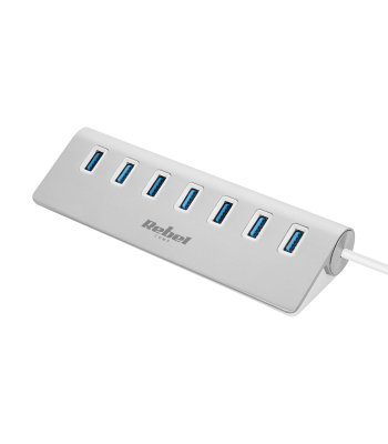 USB 3.0 centrmezgls ar 7 portiem Rebel