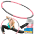 Hula riņķis svara samazināšanai Rebel Active, rozā, 95 cm