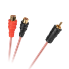 RCA kabelis, 1 RCA spraudnis–2 RCA ligzdas, 20 cm