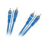 RCA kabelis ar vadības dzīslu, 2 x RCA – 2 x RCA, 5m