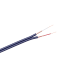 RCA kabelis, zils, 2 x RCA-4mm