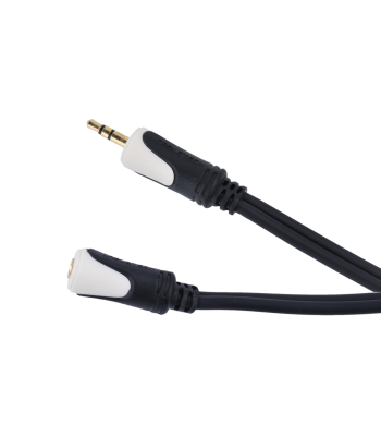 Stereo kabelis ar 3,5 mm spraudni un ligzdu Cabletech Basic Edition 1.8m