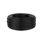 RCA kabelis, melns, rullis 100m, 3 x RCA