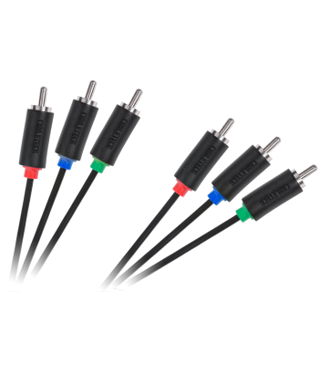 Komponentu kabelis Cabletech 3RCA-3RCA 1.8m