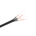 RCA kabelis, melns, 4 x RCA
