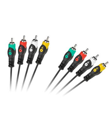 Cabletech economic kabelis 4RCA-4RCA 1.8m