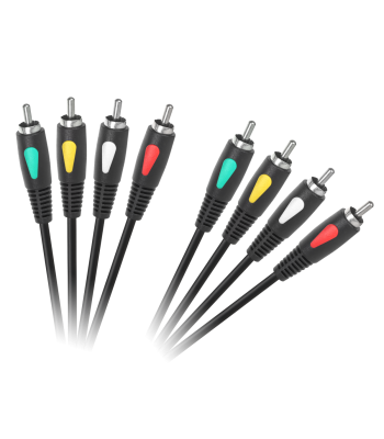 Audio-video kabelis Cabletech Eco-Line 4RCA-4RCA 3.0m