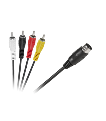Savienojuma kabelis DIN-4 x RCA 1,8m