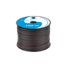 Skaļruņu kabelis CCA Cabletech, melns, 2 x 0,5 mm², 100 m