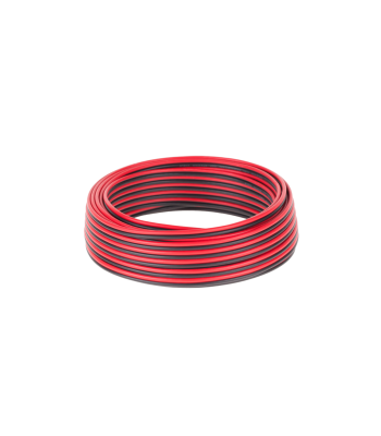 Skaļruņu kabelis CCA melns/sarkans 0.75mm 10M