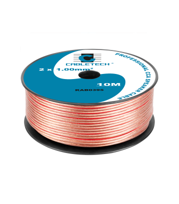 Skaļruņu kabelis CCA KAB0395 1.0mm 10M