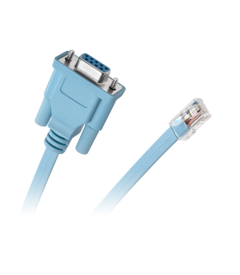 RS232 ligzdas un RJ45 spraudņa savienojuma kabelis, 1,8 m