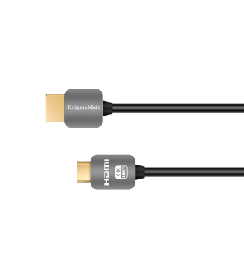 HDMI–mini HDMI kabelis, spraudnis–spraudnis (A–C), Kruger&Matz, 1.8m