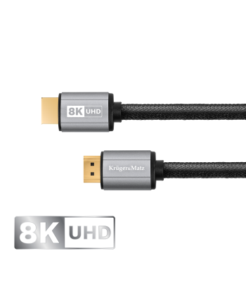 HDMI–HDMI kabelis Kruger&Matz, 2.1, 8K, 3 m