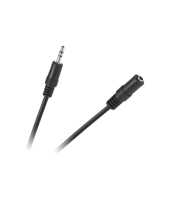 Spraudņa–ligzdas kabelis JACK, 3,5 mm, 300 cm