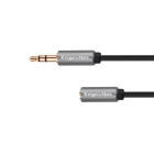 Stereo jack 3,5 mm spraudņa–ligzdas kabelis Kruger&Matz Basic 1.8 m
