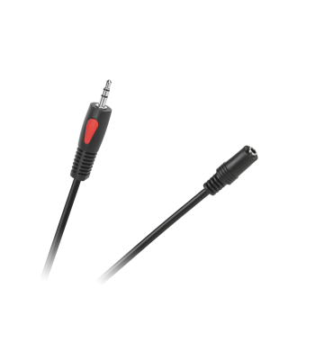 Jack 3.5 mm spraudņa–ligzdas kabelis Cabletech Eco-Line 3.0m
