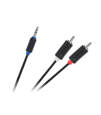 Audio kabelis Cabletech Standard Jack 3.5–2RCA 5m