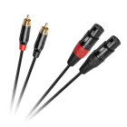 Savienojuma kabelis Cabletech XLR–2RCA, 1m