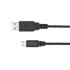 Savienojuma kabelis USB–micro USB (garais spraudnis), DRIVE 4, DRIVE 4S, DRIVE 5, 100 cm