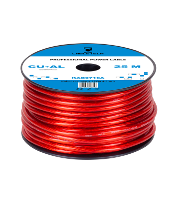 Automobiļu kabelis CU+AL Cabletech 12Ga OD4.5mm 25m