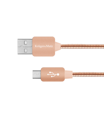 USB–micro USB kabelis Kruger&Matz KM0360 100 cm