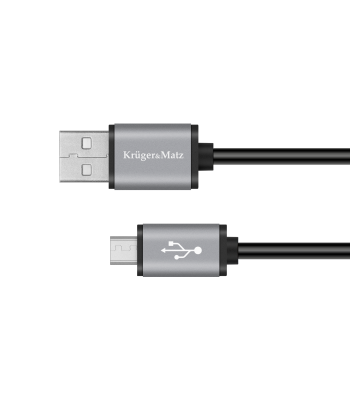 USB–micro USB kabelis 0.2 m Kruger&Matz Basic