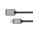 USB–micro USB kabelis ar USB ligzdu un micro USB spraudni Kruger&Matz, 0,2 m