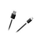 USB–micro USB kabelis, neilona, melns, M-Life, 1 m