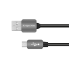 USB–micro USB kabelis, spraudnis–spraudnis, Kruger&Matz, 1.0m