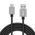USB–USB Type-C kabelis Kruger&Matz Basic 10 Gbps, 0,5 m