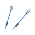 USB 2.0 Az-Am pagarinātājs ar ekranējumu un filtru, 5m