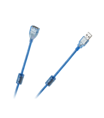 USB 2.0 Az-Am pagarinātājs ar ekranējumu un filtru, 5m