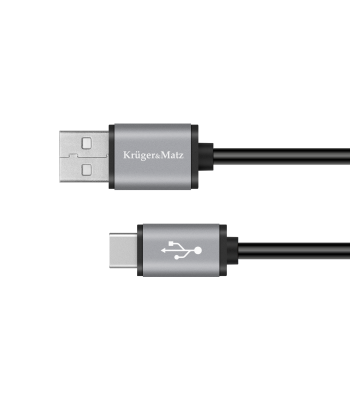 USB–USB Type-C kabelis Kruger&Matz Basic 1m