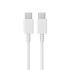 USB Type-C–USB Type-C kabelis, balts, 100 cm